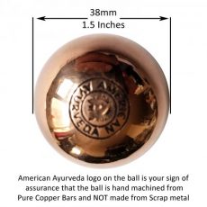 Copper Ball 38mm with Measurement